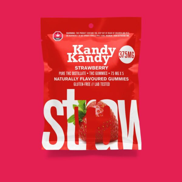 Kandy Kandy – Strawberry Gummies | Kootenay Botanicals Canada