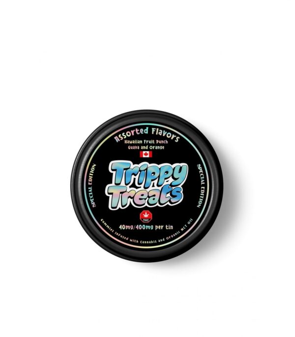 Trippy Treats – Assorted Flavour Gummies – 400mg THC | Kootenay Botanicals Canada