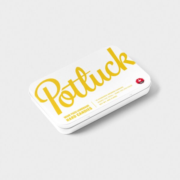 Potluck – Hard Candy – Sour Yuzu Lemonade – 300mg THC | Kootenay Botanicals Canada