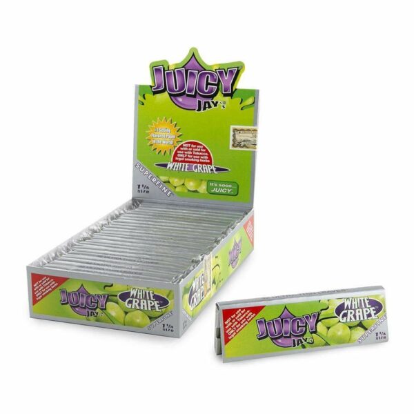 Juicy Jay’s – Hemp Papers (1.25 inch) – White Grape | Kootenay Botanicals Canada