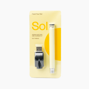 Sol – 400 mAh Vape Battery (510 thread) | Kootenay Botanicals Canada