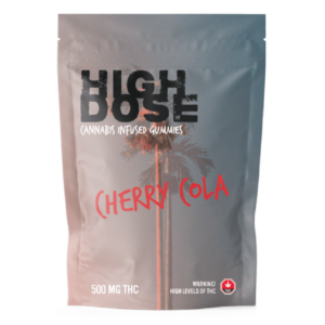 High Dose – cannabis Infused Gummies – Cherry Cola – 500mg/1500mg | Kootenay Botanicals Canada