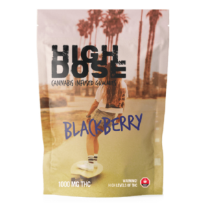 High Dose – cannabis Infused Gummies – Blackberry – 1000mg/1500mg | Kootenay Botanicals Canada