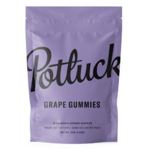 Potluck Extracts – Grape Gummies (1:1) – 100mg THC / 100mg CBD | Kootenay Botanicals Canada