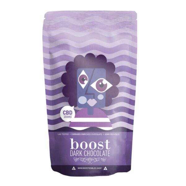 Boost – THC Dark Chocolate Bars – 200mg | Kootenay Botanicals Canada