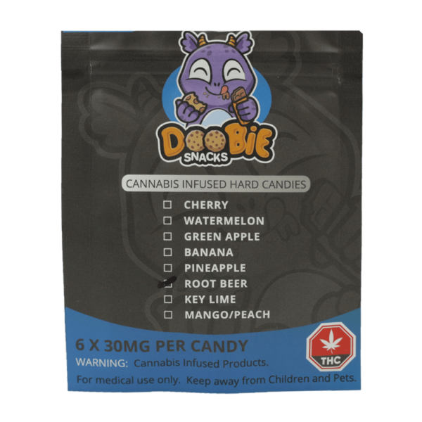 Doobie Snacks – Hard Candies – 180mg THC | Kootenay Botanicals Canada