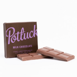 Potluck – Infused Chocolate – Milk Chocolate – 300mg THC | Kootenay Botanicals Canada