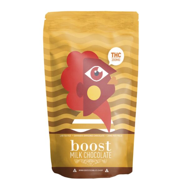 Boost – THC Dark Chocolate Bars – 200mg | Kootenay Botanicals Canada