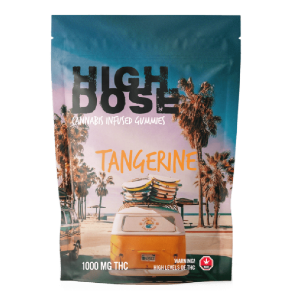 High Dose – cannabis Infused Gummies – Tangerine – 1000mg/1500mg | Kootenay Botanicals Canada
