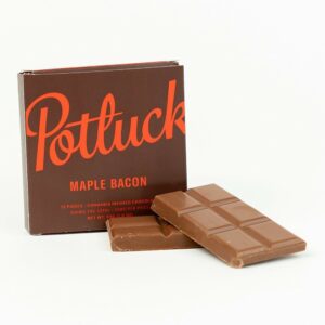 Potluck – Infused Chocolate – Maple Bacon – 300mg THC | Kootenay Botanicals Canada
