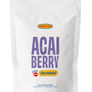 OneStop – Açai Berry CBD Gummies 500mg | Kootenay Botanicals Canada