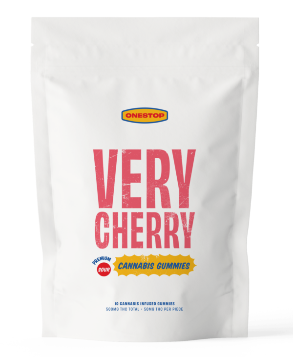 Onestop – Very Cherry THC Gummies 500mg | Kootenay Botanicals Canada