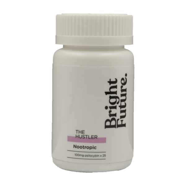 Bright Future – Microdose Capsules – The Hustler – (100mg x 25 Capsules) | Kootenay Botanicals Canada