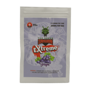 Green Samurai Extreme – Grape Gummy – 300mg THC | Kootenay Botanicals Canada