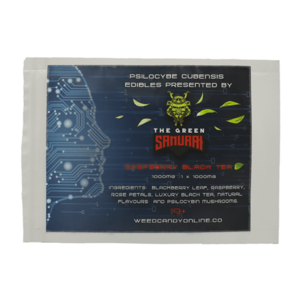 The Green Samurai – Raspberry Black Tea – 1000mg | Kootenay Botanicals Canada