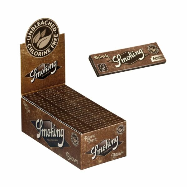 Smoking – Brown Rolling Paper – Single Wide Unbleached | Kootenay Botanicals Canada