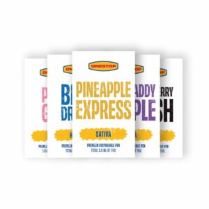 OneStop – THC Distillate Disposable Vape – Hybrid – 3ml | Kootenay Botanicals Canada